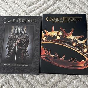 Games of Thrones DVDs Season 1 and Season 2
